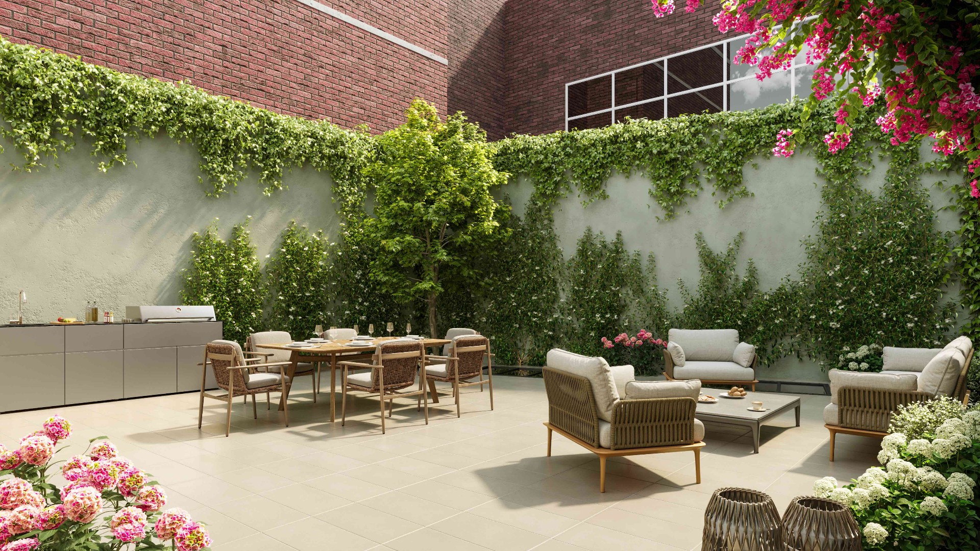 Garden Duplex — Private Backyard